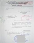 Décharge de dépôt du dossier
